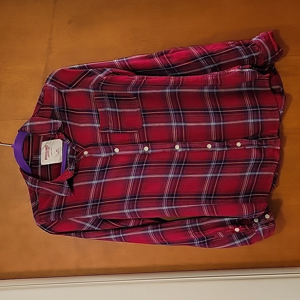Mossimo Long Sleeve Flannel Shirt M